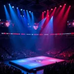 The Impact of WWE Stage Lighting on Perceived Colors